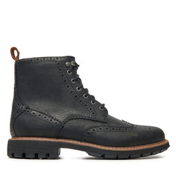 Clarks Μπότες Clarks Batcombe Lord 261348577 Μαύρο