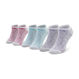 Fila 3 pares de calcetines altos para mujer Fila Calza Invisibile F6647 New Flower 832