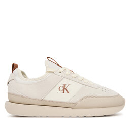 Calvin Klein Sneakers Calvin Klein Retro Runner Sock Laceup Neo Mix HW0HW03250 Creme
