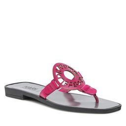 KARL LAGERFELD Šlepetės per pirštą KARL LAGERFELD KL80408 Fuschsia Pink Lthr