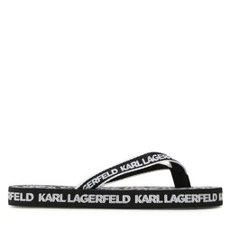 

В'єтнамки KARL LAGERFELD KL81003 Y01 Black/White Weave, Чорний