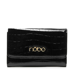 Nobo Didelė Moteriška Piniginė Nobo NPUR-R0071-C020 Czarny Krokodyl