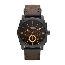 Fossil Часовник Fossil Machine FS4656 Dark Brown/Black