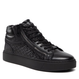 Calvin Klein Sneakers Calvin Klein High Top Lace Up W/Zip Mono HM0HM00283 Black Mono 0GL