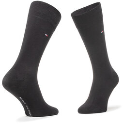 

Набір 2 пар високих чоловічих шкарпеток Tommy Hilfiger 472001001 Black 2000, Чорний