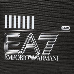

Плоска сумка EA7 Emporio Armani 245080 CC940 02021 Black/White Logo, Чорний