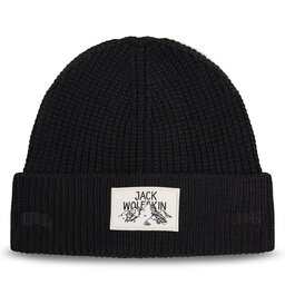 Jack Wolfskin Cepure Jack Wolfskin Badge A61610 Melns