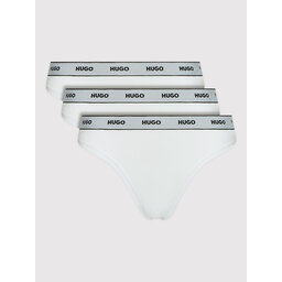 HUGO Hugo 3er-Set Stringtangas 50469681 Weiß