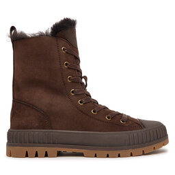 EMU Australia Schnürschuhe EMU Australia Nomad Wanderer W13388 Dunkelbraun