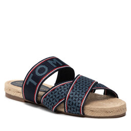 Tommy Hilfiger Espadrillas Tommy Hilfiger Webbing Flat Espadrille FW0FW06307 Desert Sky DW5