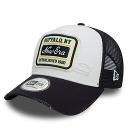 New Era Cepure ar nagu New Era Patch Distressed 60603673 Balts