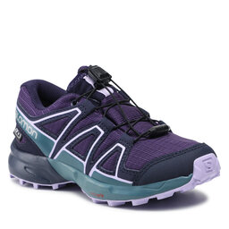 Salomon Topánky Salomon Speedcross Cswp J 414470 09 M0 Grape Juice/Mallard Blue/Lavender