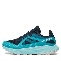 

Взуття Salomon Ultra Flow L47485800 Carbon / Peacock Blue / White, Сірий
