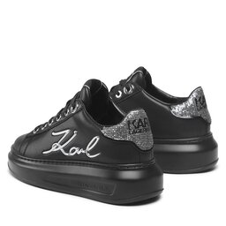 

Снікерcи KARL LAGERFELD KL62510A Black Lthr w/Silver, Чорний