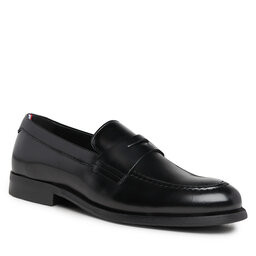 Tommy Hilfiger Κλειστά παπούτσια Tommy Hilfiger Hilfiger Thunit Patent Loafer FM0FM04900 Black BDS
