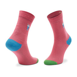 

Високі дитячі шкарпетки Happy Socks KBEMS01-3500 Рожевий