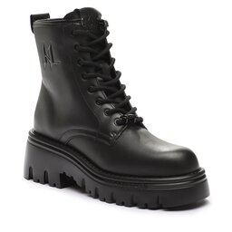 KARL LAGERFELD Botine KARL LAGERFELD KL45350 Black Lthr