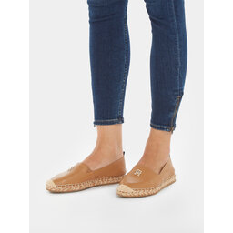 

Еспадрильї Tommy Hilfiger Th Leather Flat Espadrille FW0FW07720 Summer Cognac GU9, Коричневий