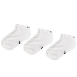 Kappa Lot de 3 paires de chaussettes basses unisexe Kappa 704275 Blanc