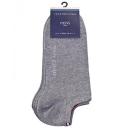 Tommy Hilfiger Σετ κοντές κάλτσες ανδρικές 2 τεμαχίων Tommy Hilfiger 342023001 Γκρι
