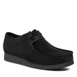 Clarks Обувки Clarks Wallabee Evo 261728207 Black