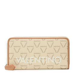 Valentino Velká dámská peněženka Valentino Liuto VPS3KG155 Ecru/Multi