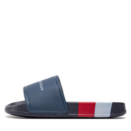 

Шльопанці Tommy Hilfiger Stripes Pool Slide T3B0-33458-1172Y Blue/White/Red Y004, Cиній