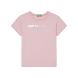 United Colors Of Benetton United Colors Of Benetton T-Shirt 3I1XC10MZ Rosa Regular Fit
