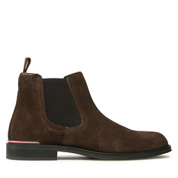 

Челсі Tommy Hilfiger Core Rwb Hilfiger Suede Chelsea FM0FM04757 Cocoa GT6, Коричневий