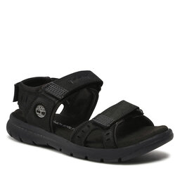 Timberland Sandalen Timberland Governor's Island 3 Strap TB0A1QYZ001 Black Nubuck