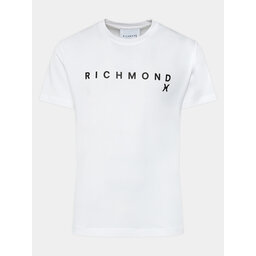 Richmond X Richmond X Marškinėliai Aaron UMP24004TS Balta Regular Fit