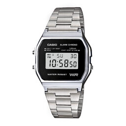 Casio Pulkstenis Casio Vintage A158WEA-1EF Sudraba