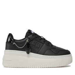 

Снікерcи Tommy Jeans Tjw Retro Basket Flatform Charm EN0EN02421 Black BDS, Чорний
