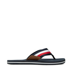 

В'єтнамки Tommy Hilfiger Corporate Hilfiger Beach Sandal FM0FM03380 Desert Sky DW5, Cиній