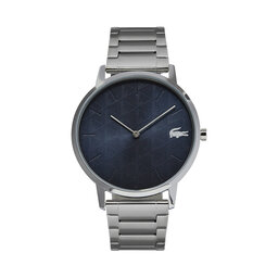 Lacoste Zegarek Lacoste Crocorigin 2011305 Srebrny