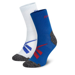 Reebok Zestaw 2 par wysokich skarpet unisex Reebok R0418-SS24 (2-pack) Kolorowy