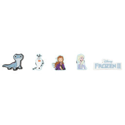 

Прикраса для взуття Crocs Jibbitz New Disney Frozen II 5 Pack 10010013 Голубий