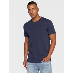 Polo Ralph Lauren Polo Ralph Lauren Majica 710671438282 Mornarsko modra Slim Fit