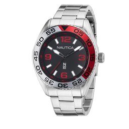 Nautica Klocka Nautica NAPFWS306 Silver/Black