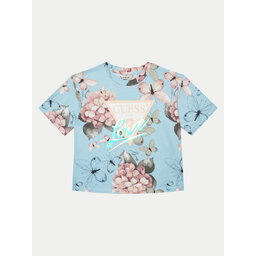 Guess Guess Camiseta J5RI05 K6YW4 Celeste Boxy Fit