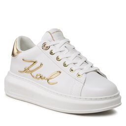 KARL LAGERFELD Αθλητικά KARL LAGERFELD KL62510A White Lthr W/Gold