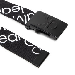 

Дитячий пояс Calvin Klein Jeans Stack Logo Aop Belt IU0IU00281 0GK, Чорний