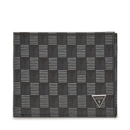 Guess Portafoglio grande da uomo Guess Jet Set Eco Slg SMJESE LEA20 Nero