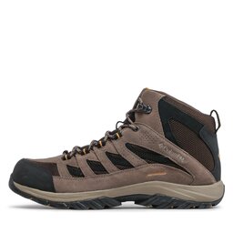 Columbia Trekkingschuhe Columbia Crestwood Mid Waterproof BM5371 Cordovan/Squash 231