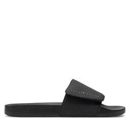 Tommy Hilfiger Ciabatte Tommy Hilfiger Strappy Hilfiger Pool Slide FM0FM05095 Nero