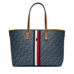Tommy Hilfiger Handtasche Tommy Hilfiger Th Monoplay AW0AW19178 Dunkelblau