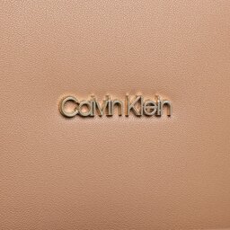 

Сумка Calvin Klein Ck Must Shopper Lg W/Slip Pkt K60K609860 Safari Canvas GEZ, Коричневий