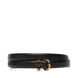 PINKO Moteriškas Diržas PINKO Tamboril H1,4 Belt 20252 PLT01 105482.A2QP Juoda