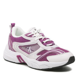 Calvin Klein Jeans Tenisice Calvin Klein Jeans Retro Tennis Su-Mesh W YW0YW00891 Amethyst/Ghost Grey 0KB
