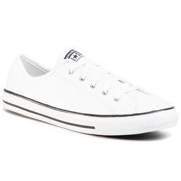 Converse Sneakers aus Stoff Converse Ctas Dainty Ox 564984C White/Black/White